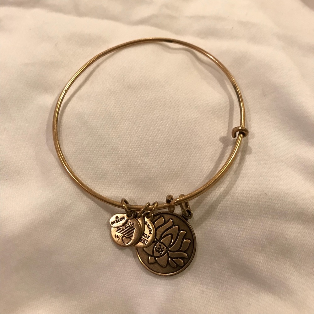 Gold Alex and Ani Bracelet